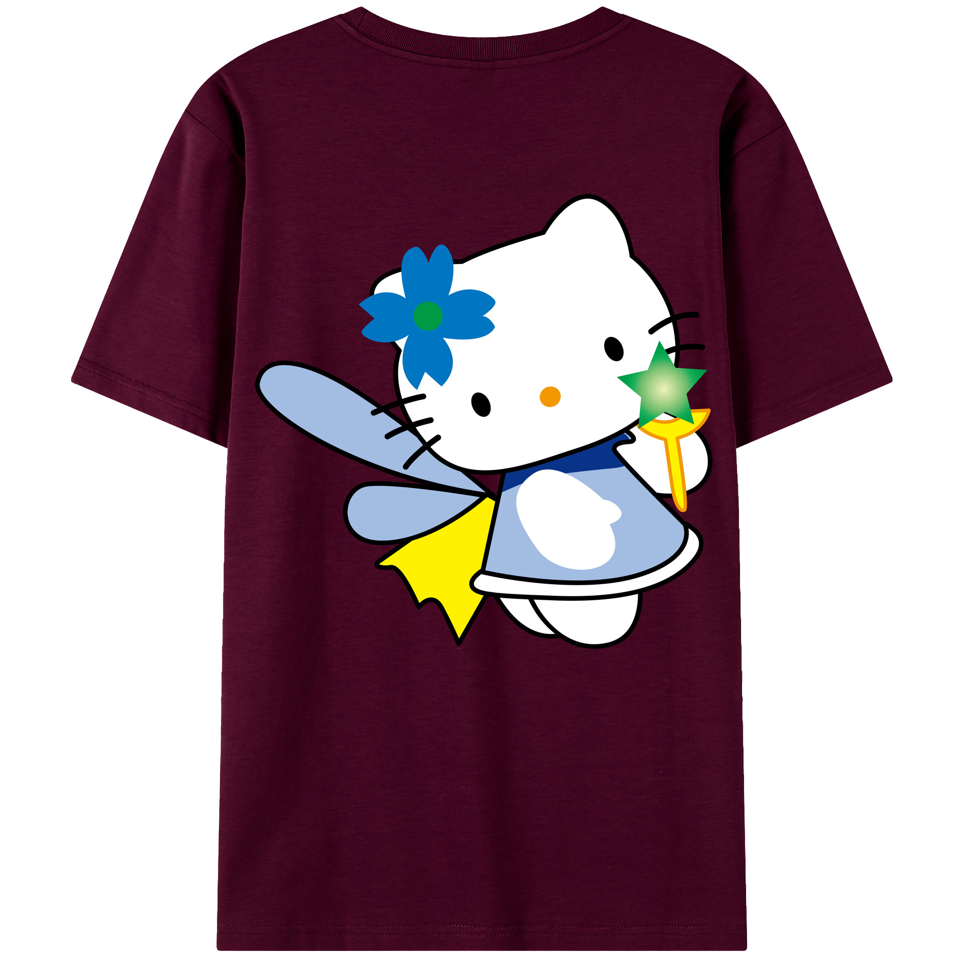 （画像用） Hello Kitty ハローキティ レディース半袖Tシャツ(バックプリント)